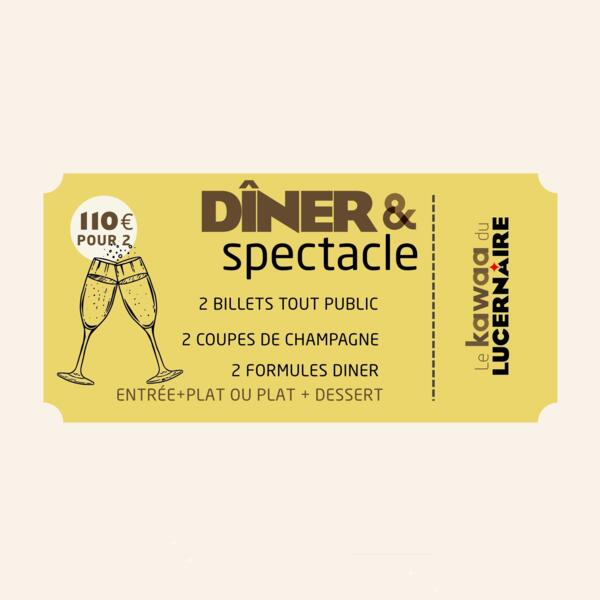 COFFRET DINER&SPECTACLE