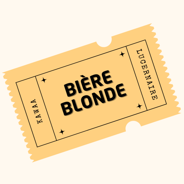 BIERE BLONDE 25CL